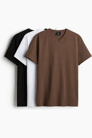 H&M 3-pack Slim Fit V-neck T-shirts