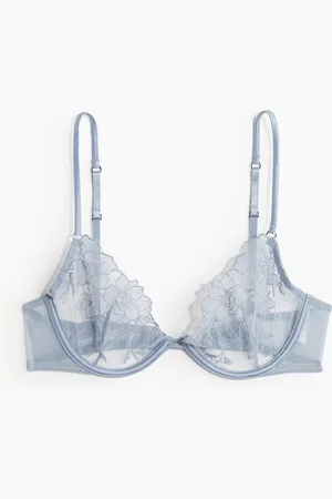 H&M Non-padded underwired mesh bra