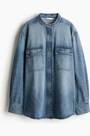 H&M Washed denim shirt