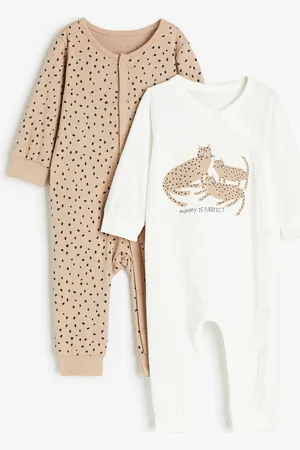 H&M 2-pack sleepsuits