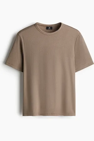 H&M Slim Fit Ribbed T-shirt