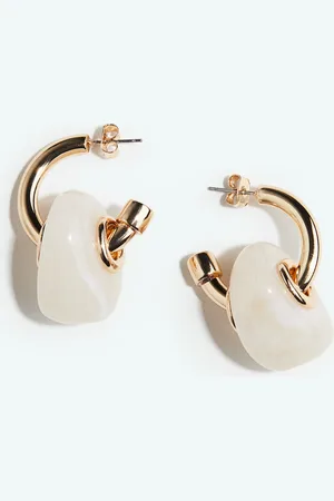 H&M Pendant hoop earrings