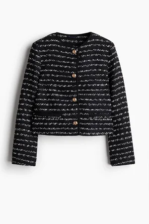 H&M Textured-weave jacket