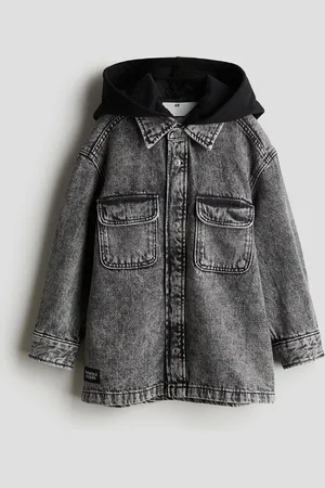 H&M Hooded denim overshirt