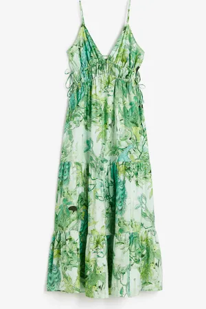 H&M Drawstring-detail maxi dress