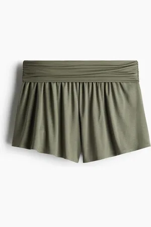 H&M Gathered viscose shorts
