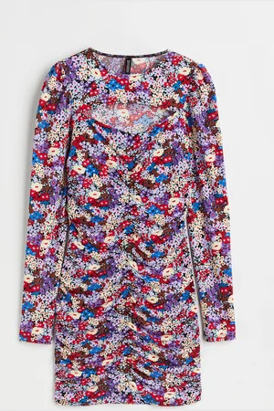 H&M Gathered cut-out dress