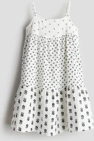 H&M Tiered muslin dress