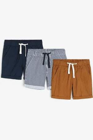 H&M 3-pack cotton shorts