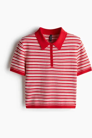 H&M Fine-knit polo shirt