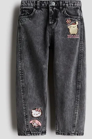 H&M Appliquéd jeans