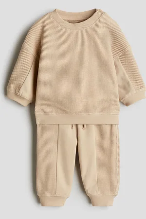 H&M 2-piece waffled cotton set