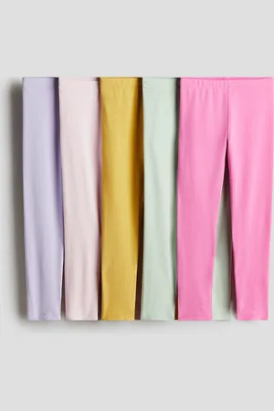 H&M 5-pack jersey leggings