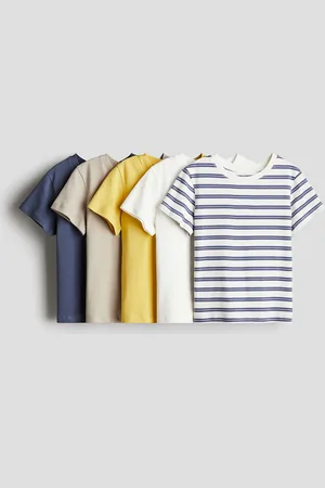 H&M 5-pack cotton T-shirts