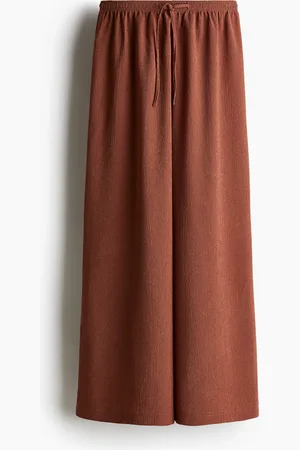 H&M Textured jersey drawstring trousers