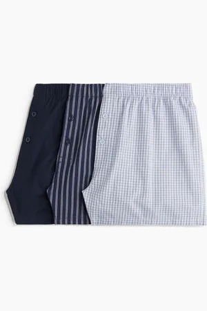 H&M 3-pack woven cotton boxer shorts