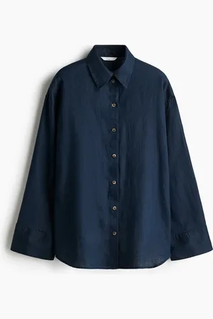 H&M Oversized linen shirt