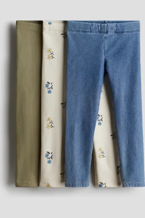 H&M 3-pack cotton leggings