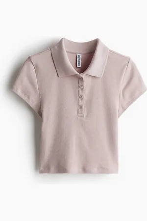 H&M Ribbed polo shirt