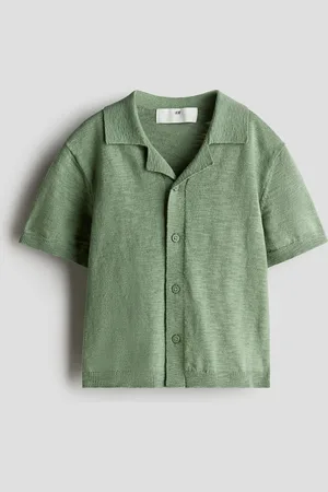 H&M Fine-knit resort shirt