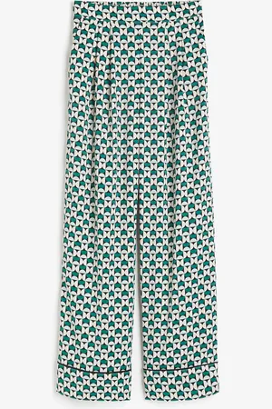 H&M Wide satin trousers