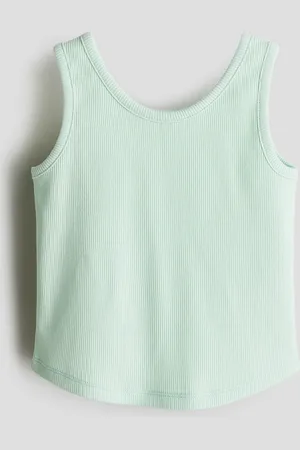 H&M Ribbed jersey vest top