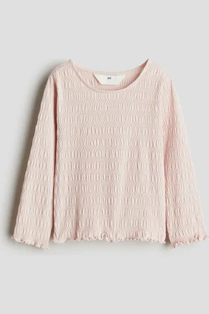 H&M Smocked jersey top