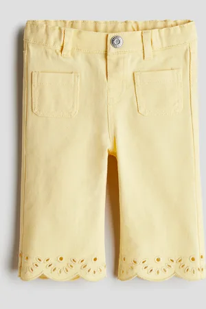 H&M Flared cotton twill trousers