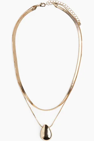 H&M Two-strand pendant necklace