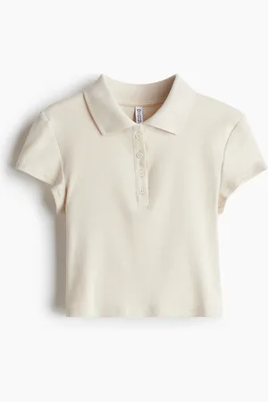 H&M Ribbed polo shirt