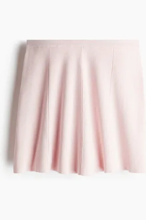 H&M Flared fine-knit skirt