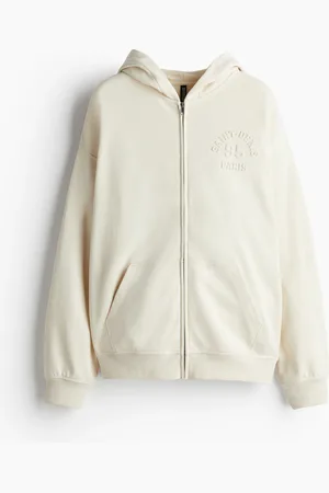 H&M Oversized zip-through hoodie