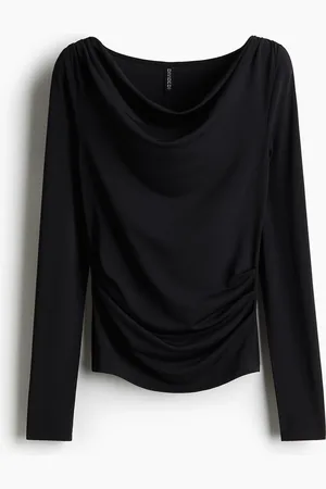 H&M Draped jersey top