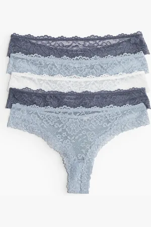 H&M 5-pack lace Brazilian briefs