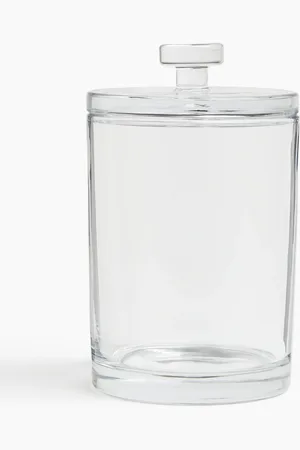 H&M Glass jar with a lid