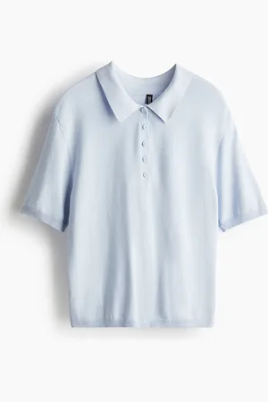 H&M Fine-knit polo shirt