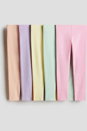 H&M 5-pack jersey leggings
