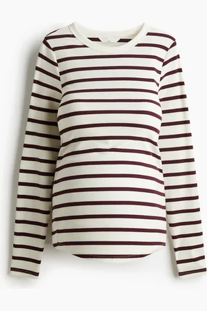 H&M MAMA Ribbed jersey top