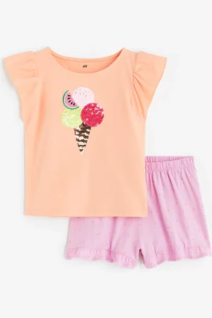 H&M 2-piece motif-detail set