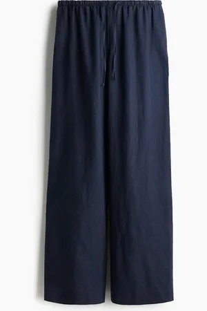H&M Linen drawstring trousers