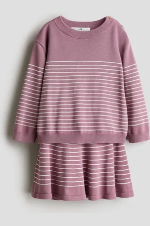 H&M 2-piece fine-knit cotton set