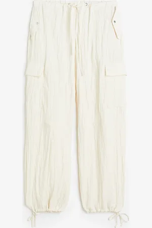 H&M Drawstring-detail cargo trousers