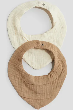 H&M 2-pack triangular muslin scarves