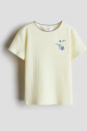 H&M Pointelle jersey top
