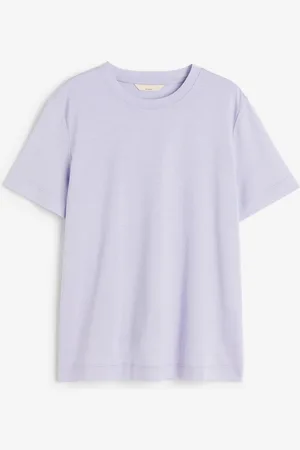 H&M Silk-blend T-shirt