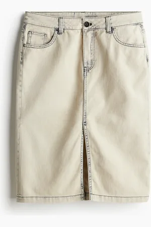 H&M Knee-length twill skirt
