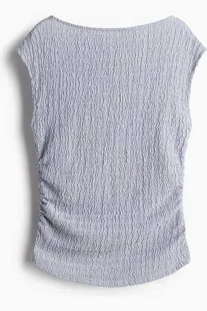 H&M Textured jersey top