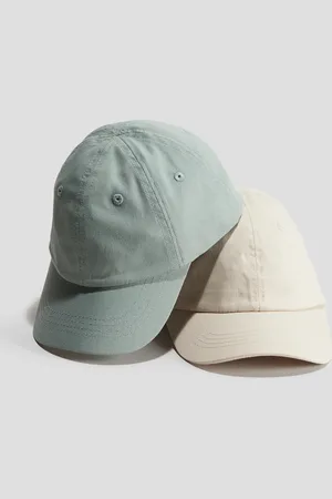 H&M 2-pack cotton twill caps