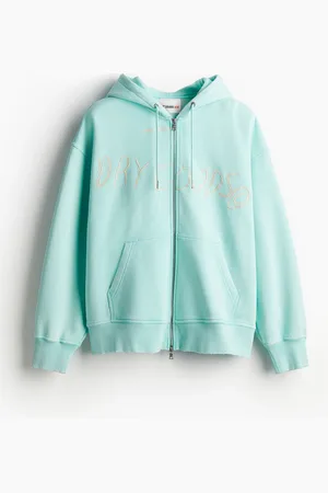 H&M Oversized Fit Cotton zip-through hoodie