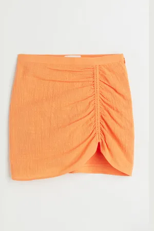 H&M Gathered crêpe skirt